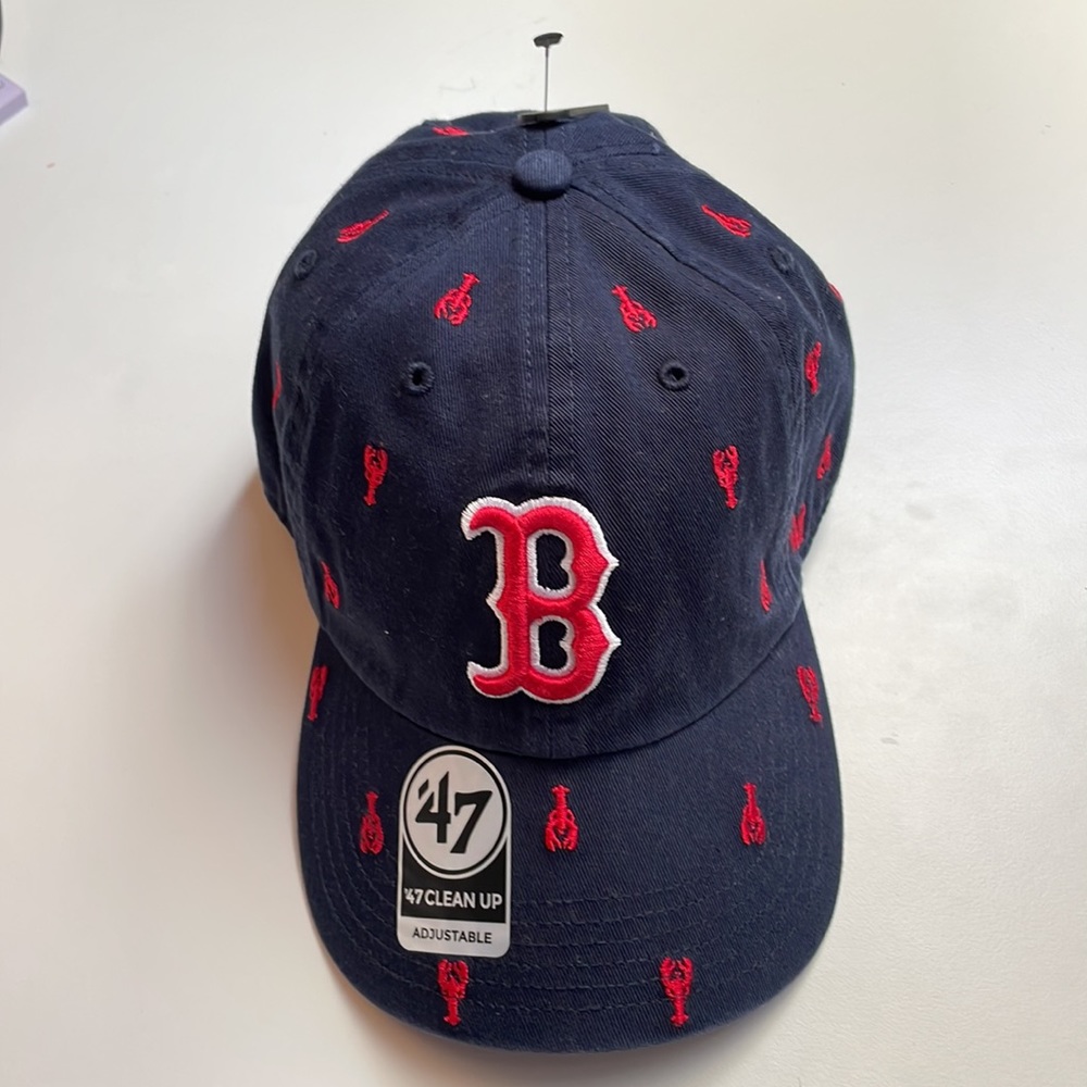 Boston Red Sox hat, ‘47 brand clean up adjustable style